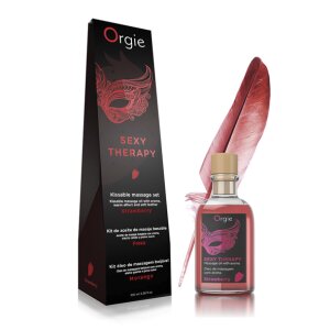 Orgie huile de massage pour sexe oral parfum fraise 100 ml