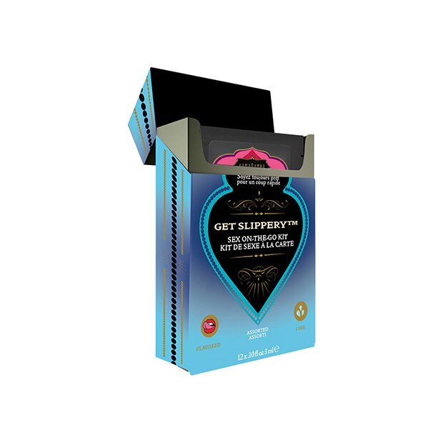 Kama Sutra Sex to Go Kit Lubricant Get slippery