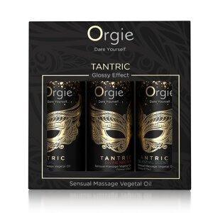 Orgie Tantric Mini Size Collection Massage Oils 3 x 30 ml...