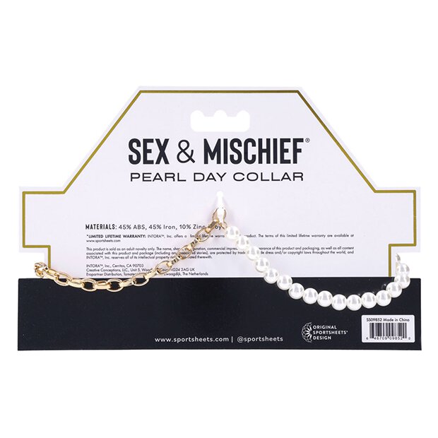 Sportsheets - Sex & Mischief Pearl Day Collar