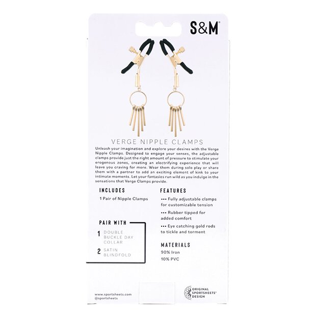 Sportsheets - Sex & Mischief Verge Nipple Clamps