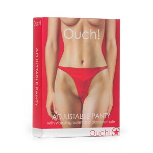 Shots Ouch ! Culotte Vibro taille unique rouge