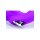 XR Brands Evoke Vibrating Strap On purple