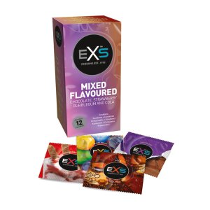 EXS Mixed Flavored - Condoms - 12 Pieces