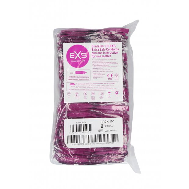 EXS Extra Safe - Condoms - 100 Pieces