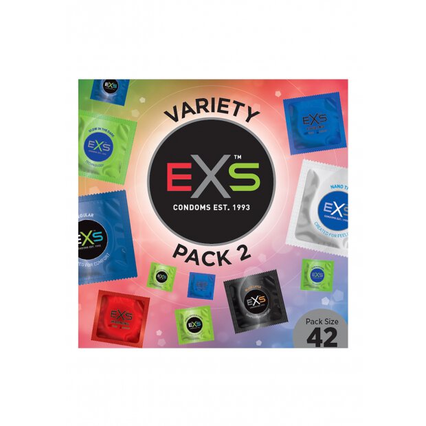 EXS Variety Pack 2 - Condoms - 42 Pieces