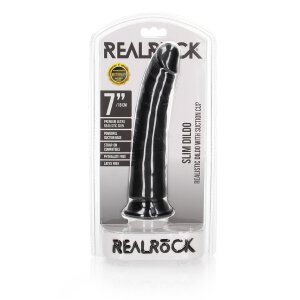 Slim Realistic Dildo with Suction Cup - 7" / 18 cm
