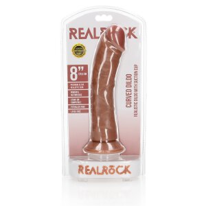Curved Realistic Dildo with Suction Cup - 8" / 20,5 cm