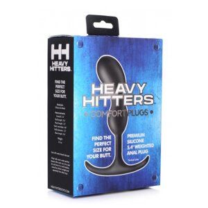 XR Brands Premium Silikon Prostata Plug mit Gewicht 100...