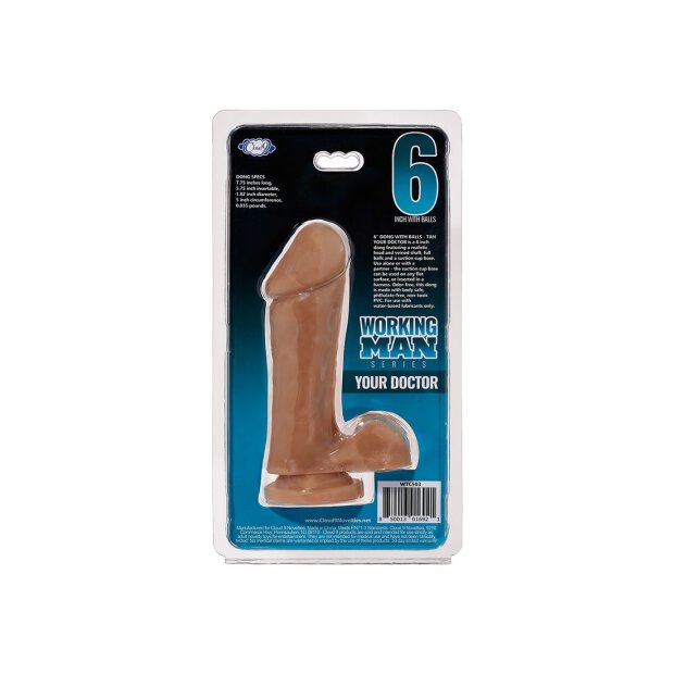 Cloud 9 - Your Doctor Saugnapf Dildo 15 cm
