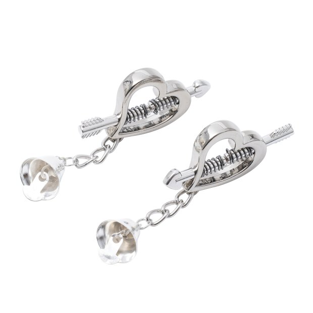 Heart Shaped Spring Nipple Clamps