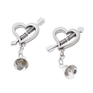 Heart Shaped Spring Nipple Clamps