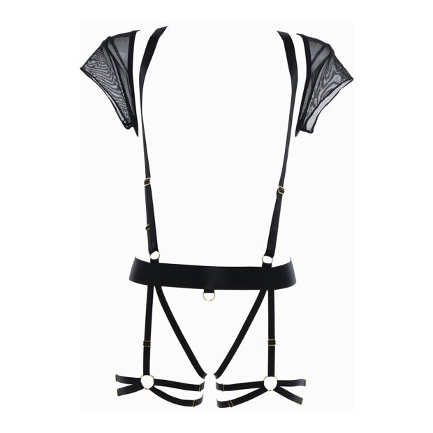 Allure St. Tropez Babe Suspender OS Black
