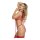 Magic Silk - Seamless Body Stocking and G-Set - One Size - Red
