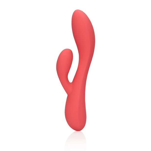 Loveline Glatter ultra softer Silikon Rabbit-Vibrator rosa