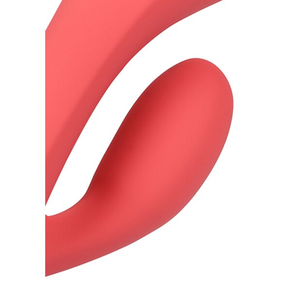 Loveline Glatter ultra softer Silikon Rabbit-Vibrator rosa