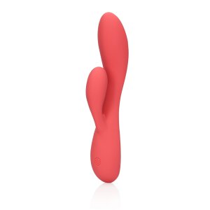 Loveline Glatter ultra softer Silikon Rabbit-Vibrator rosa