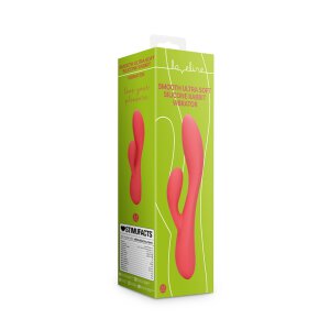 Loveline Glatter ultra softer Silikon Rabbit-Vibrator rosa