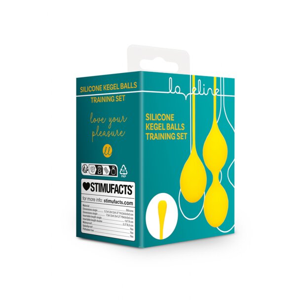 Loveline silicone pool floor training set yellow