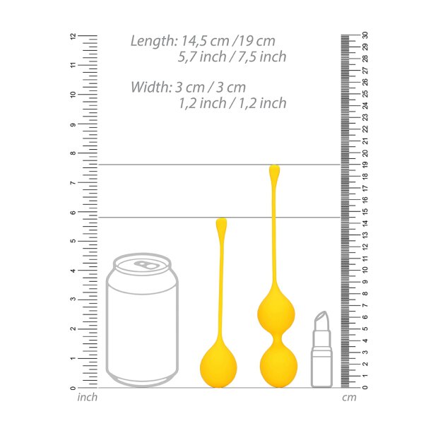 Loveline silicone pool floor training set yellow
