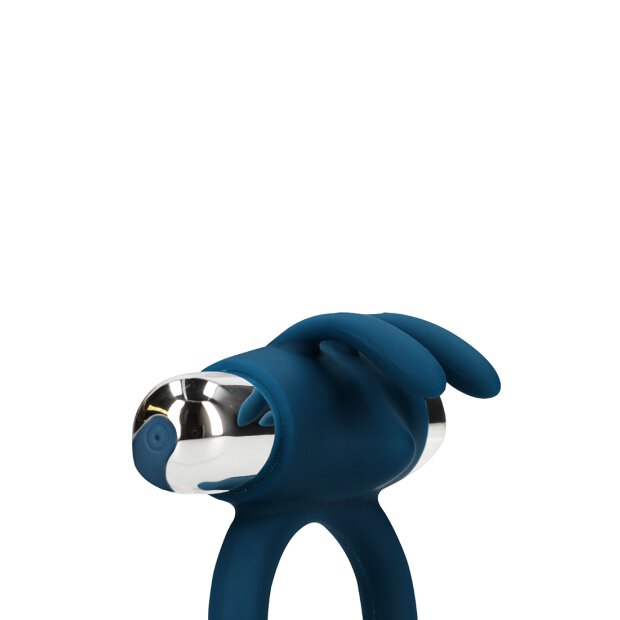 Loveline Vibrierender Rabbit Penis Ring blau