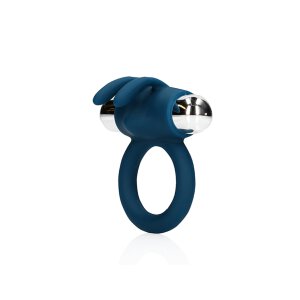 Loveline Vibrierender Rabbit Penis Ring blau