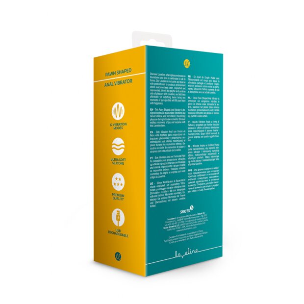 Loveline Analvibrator Pfauenfedergrün