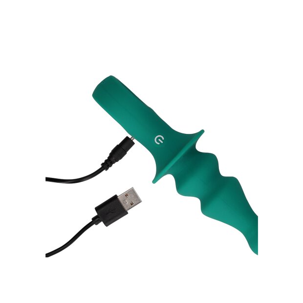 Loveline Analvibrator Pfauenfedergrün