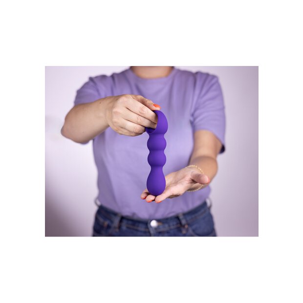 Loveline Anal-Vibrateur forme dune goutte mauve