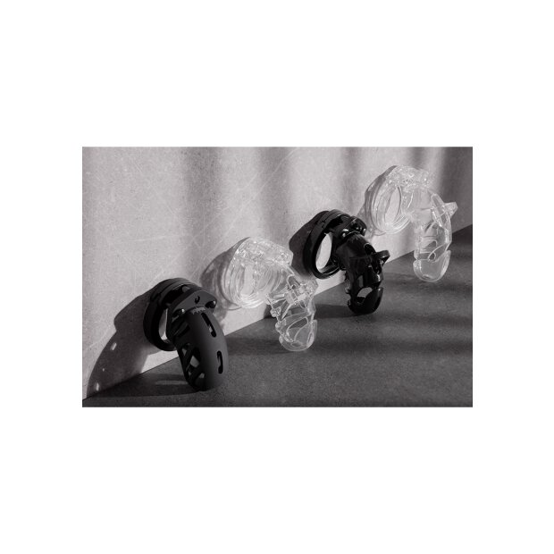 ManCage Modell 26 Keuschheitskäfig transparent 11,5 cm