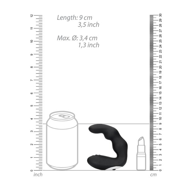 Shots Vibro Prostata-Massagegerät schwarz