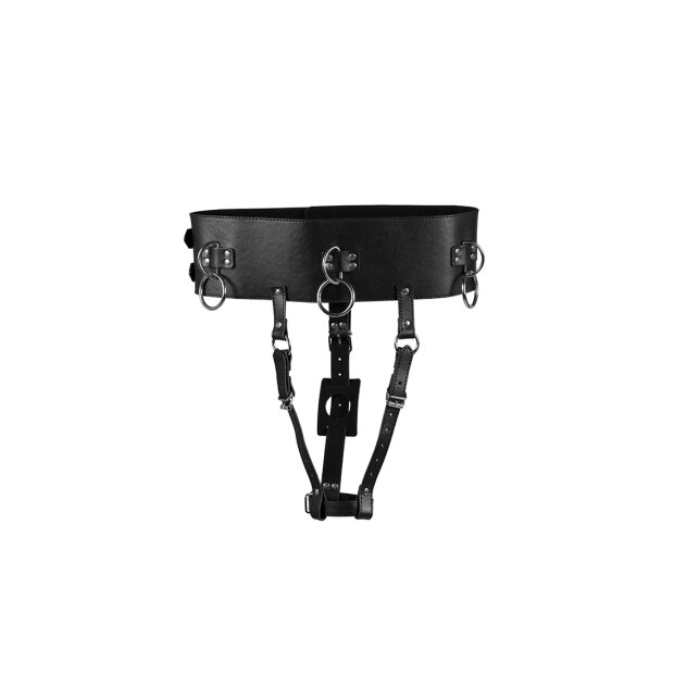 Shots belt with wall vibrator holder black