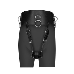 Shots belt with wall vibrator holder black