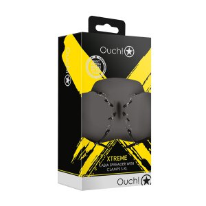 Shots labia spreader with clamps black