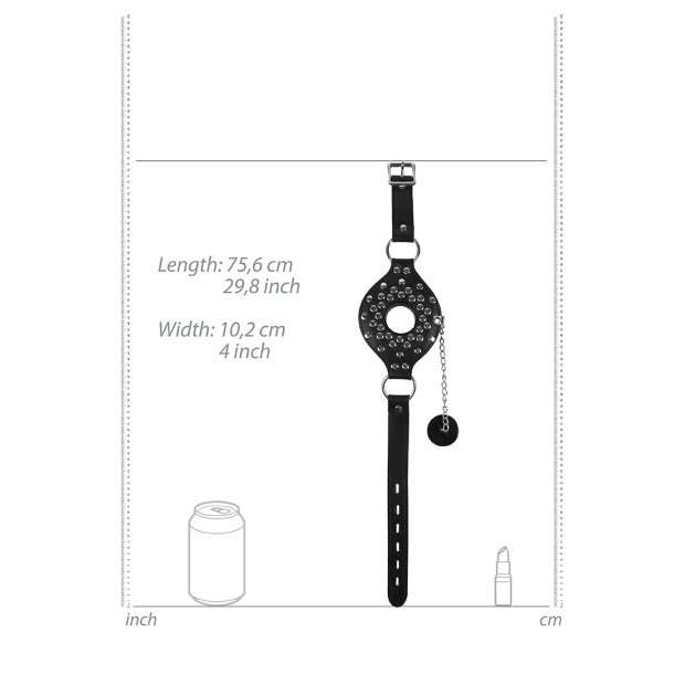 Shots Bâillon ouvert avec bouchon noir