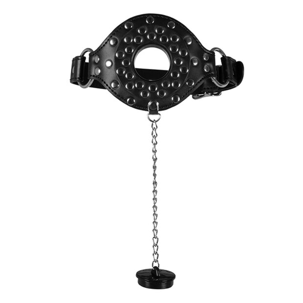 Shots Bâillon ouvert avec bouchon noir