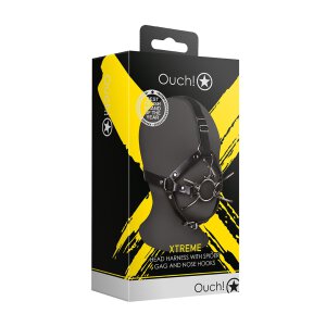 Shots Kopfgeschirr mit Spinnenmundknebel und Nasenhaken...