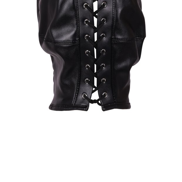 Shots Bondage-Maske mit Reißverschluss schwarz