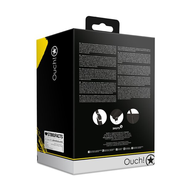 Shots Zip-up Arm-Rückhaltesystem schwarz