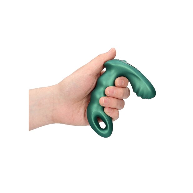 Shots Vibro Prostata Massager Metallic Grün