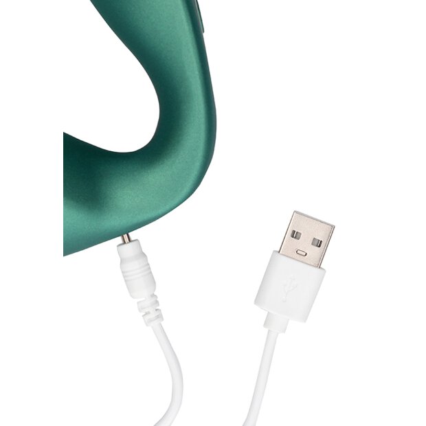 Shots Vibro Prostata Massagegerät Metallic Grün