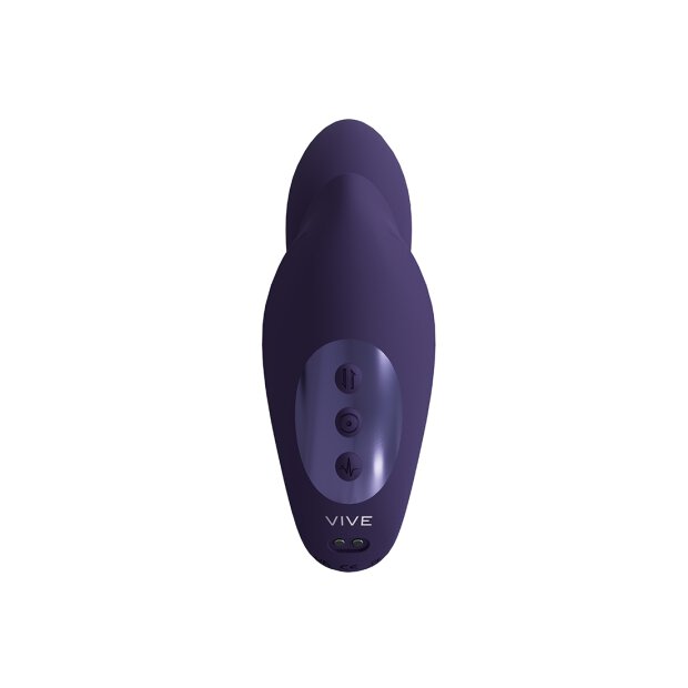 VIVE - Yuki - Rechargeable Dual Motor - G-Spot Vibrator with Massaging Beads - Purple