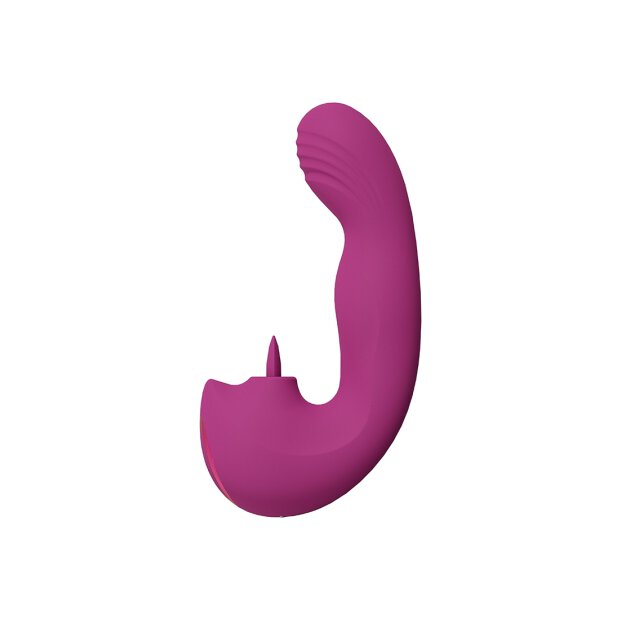 Yumi - Triple G-Spot Finger Motion Vibrator - Pink
