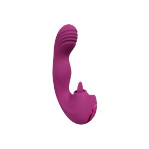 Yumi - Triple G-Spot Finger Motion Vibrator - Pink