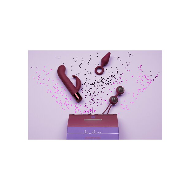Loveline toy set for her - dark cherry