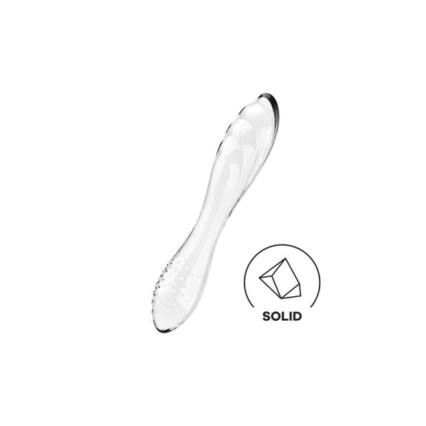 Satisfyer Dazzling Crystal 1 Glass Dildo Transparent