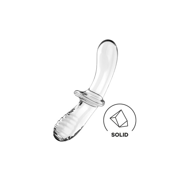 Satisfyer Double Crystal Glass Dildo Transparent