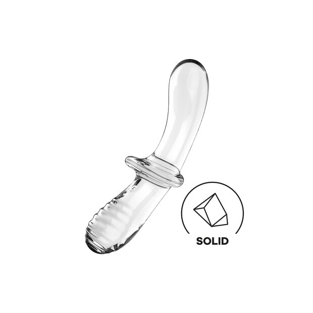 Satisfyer Double Crystal Glass Dildo Transparent