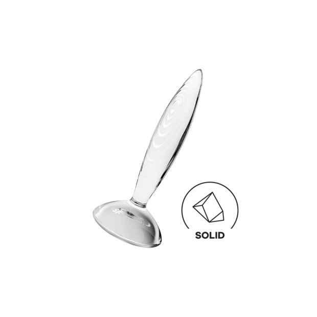 Satisfyer Sparkling Crystal Glass Dildo Transparent