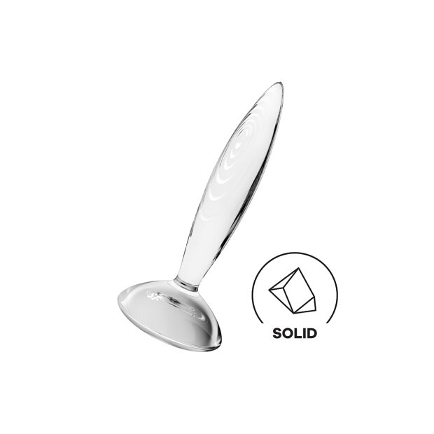 Satisfyer Sparkling Crystal Glass Dildo Transparent